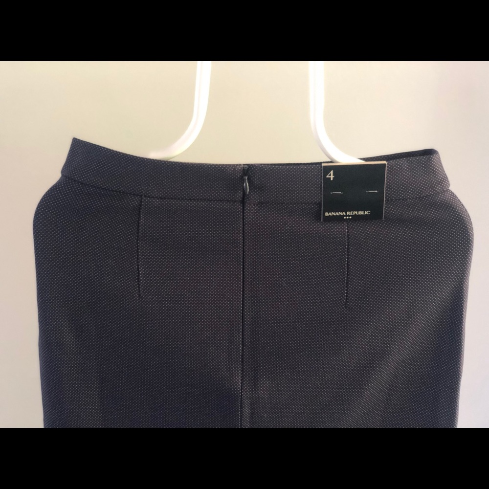Blue pencil skirt
